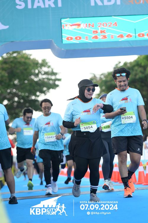 Race photo from KBP City Run 2024