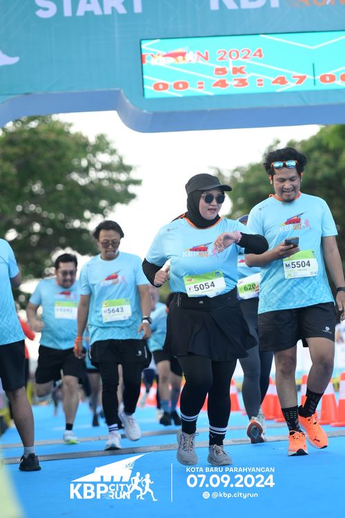 Race photo from KBP City Run 2024