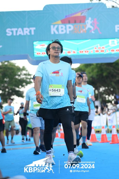 Race photo from KBP City Run 2024