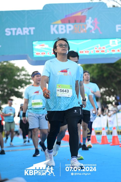 Race photo from KBP City Run 2024