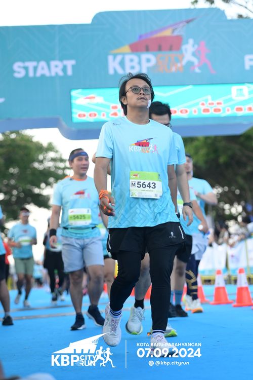 Race photo from KBP City Run 2024