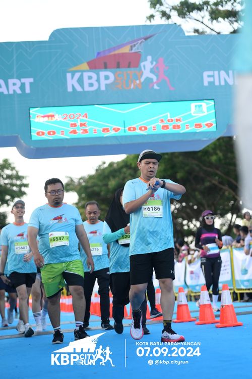Race photo from KBP City Run 2024