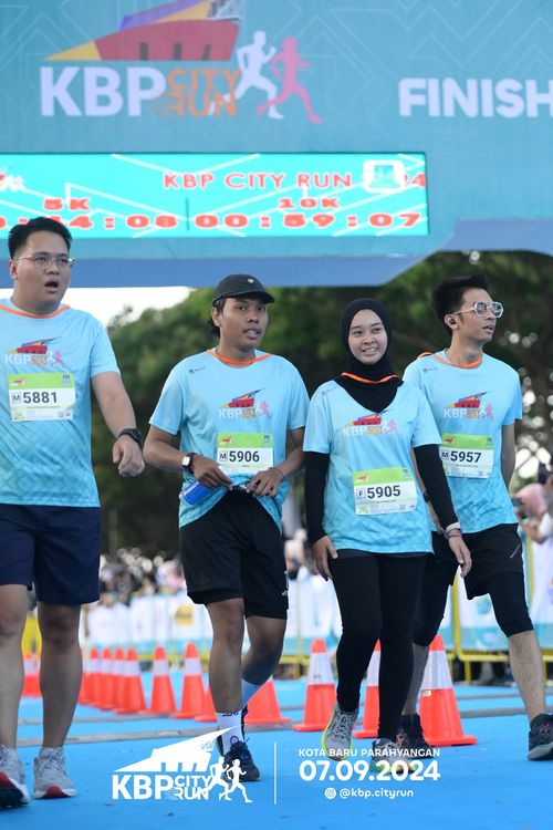 Race photo from KBP City Run 2024