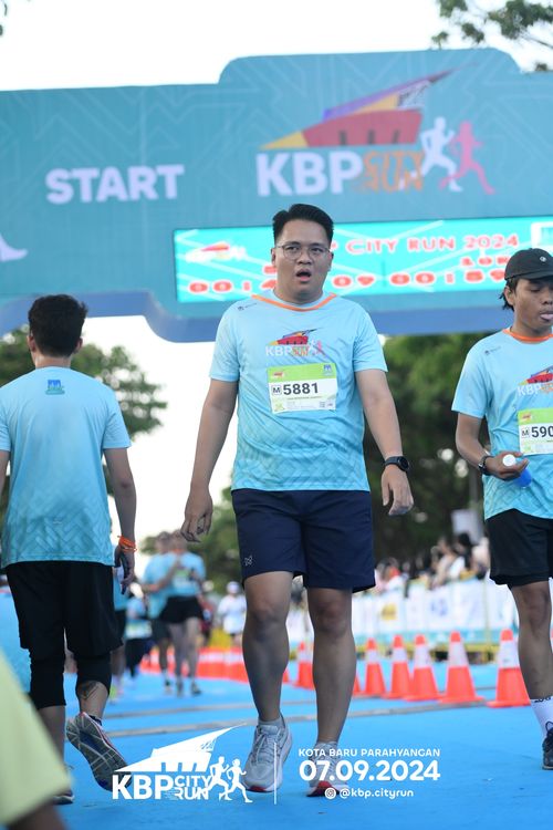 Race photo from KBP City Run 2024