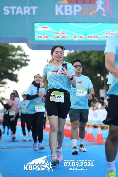 Race photo from KBP City Run 2024