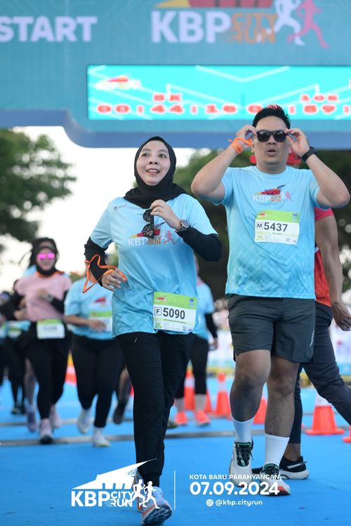 Race photo from KBP City Run 2024