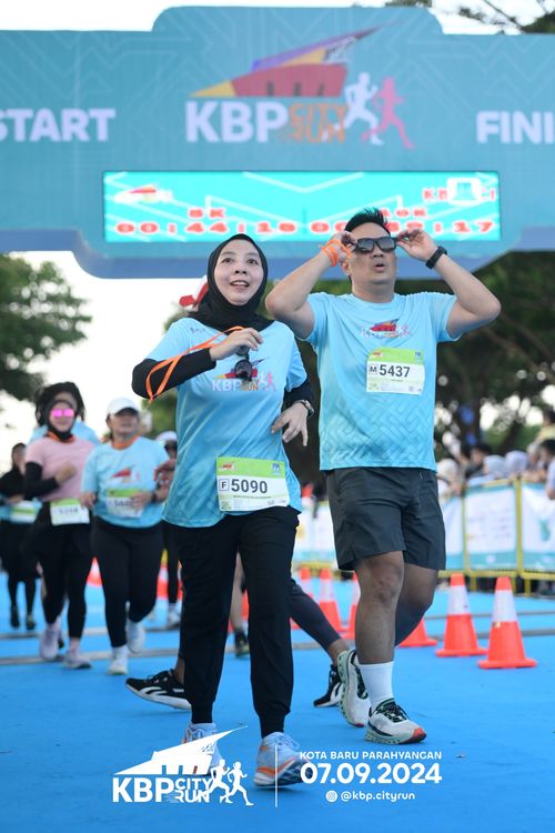 Race photo from KBP City Run 2024