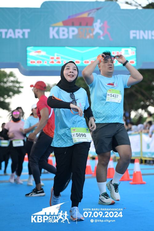 Race photo from KBP City Run 2024