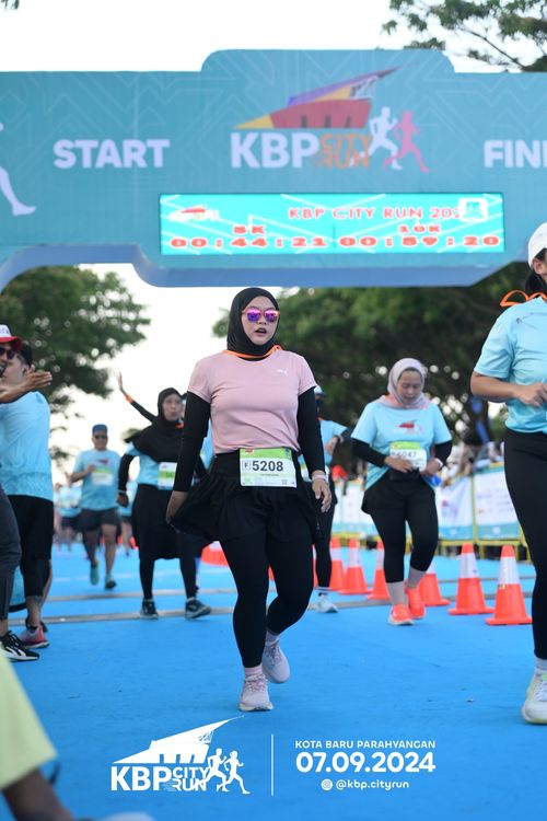 Race photo from KBP City Run 2024