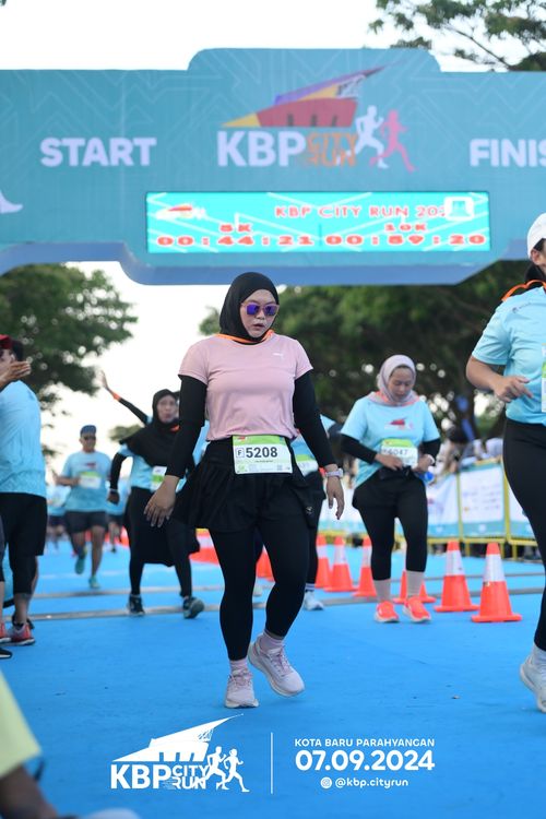Race photo from KBP City Run 2024