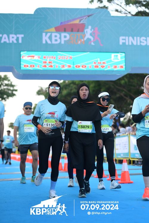 Race photo from KBP City Run 2024