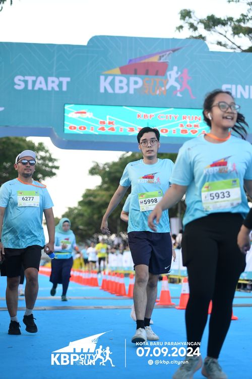 Race photo from KBP City Run 2024