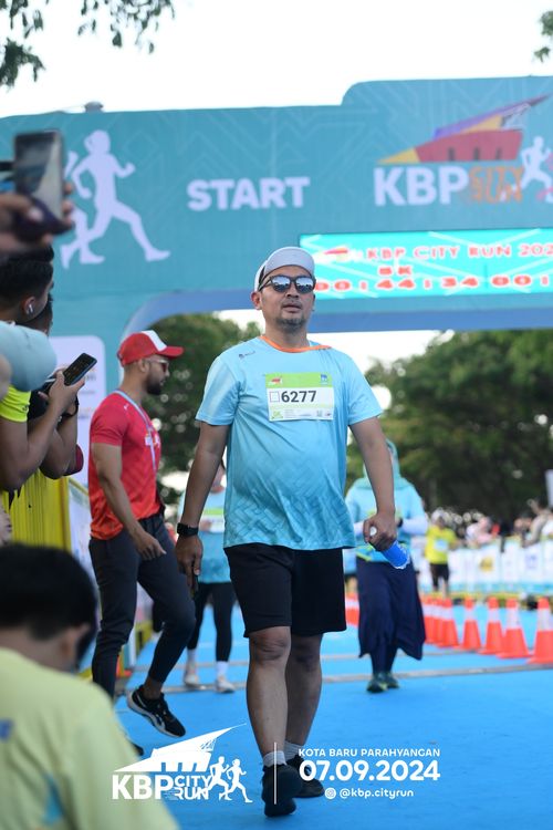 Race photo from KBP City Run 2024