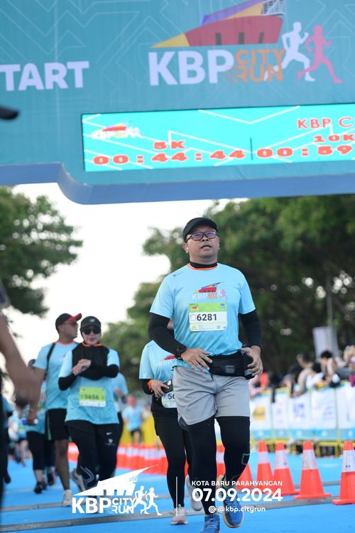 Race photo from KBP City Run 2024