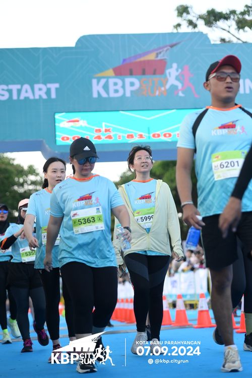 Race photo from KBP City Run 2024