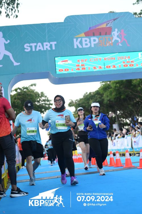 Race photo from KBP City Run 2024