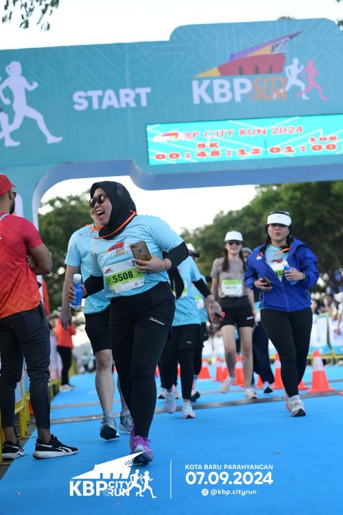 Race photo from KBP City Run 2024