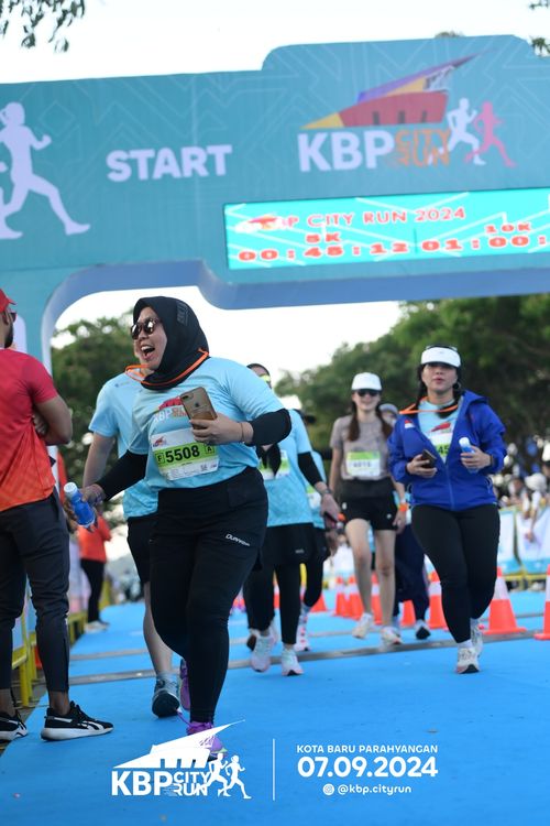 Race photo from KBP City Run 2024