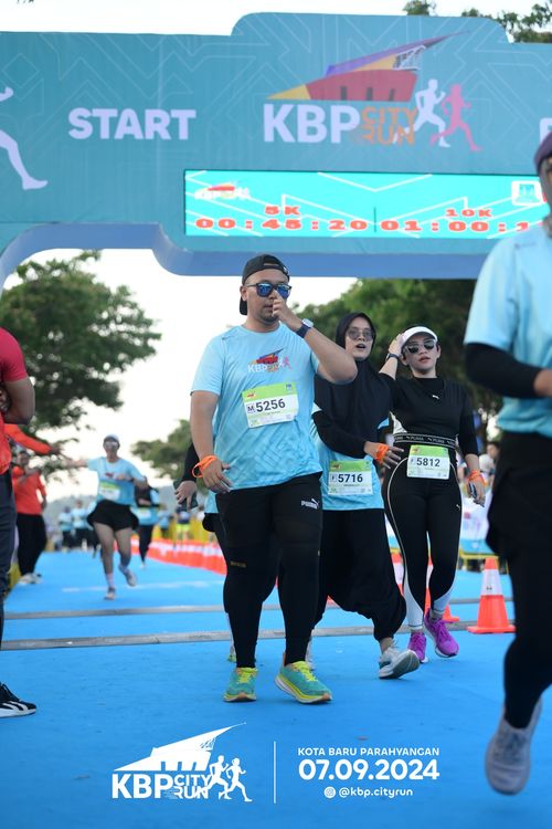 Race photo from KBP City Run 2024