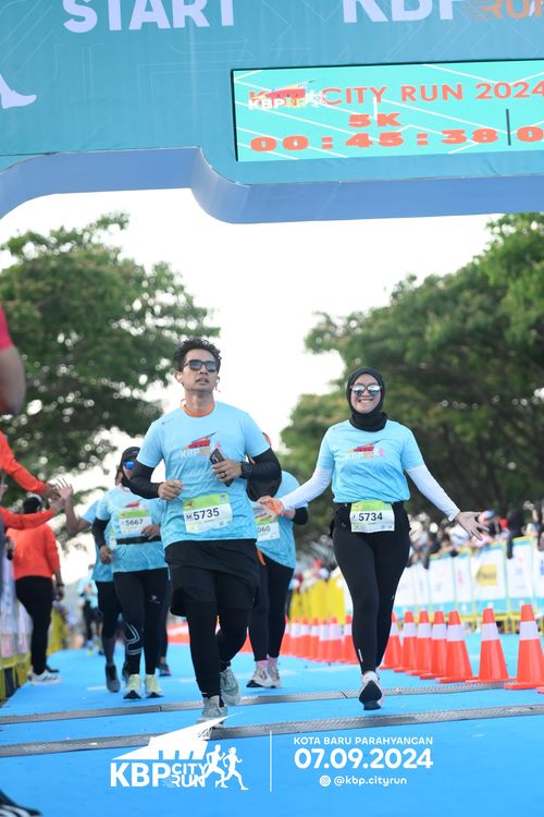 Race photo from KBP City Run 2024