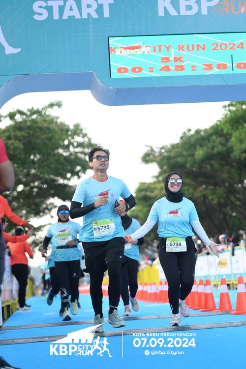 Race photo from KBP City Run 2024