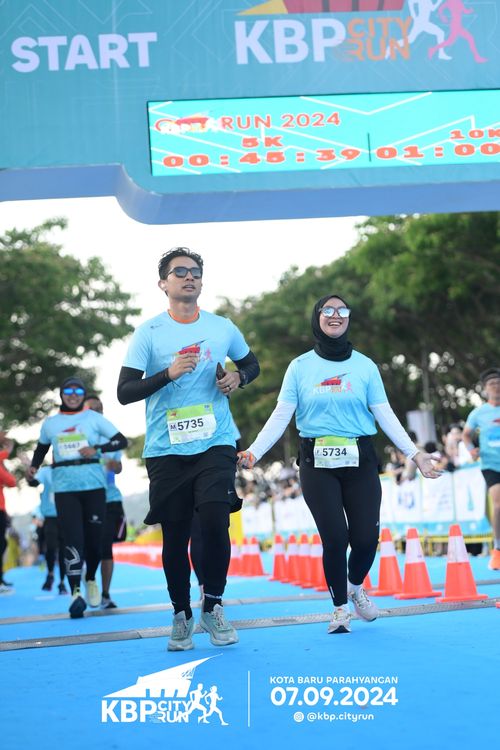 Race photo from KBP City Run 2024