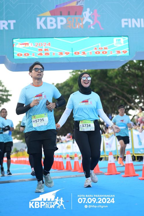 Race photo from KBP City Run 2024