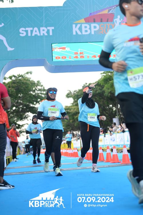 Race photo from KBP City Run 2024
