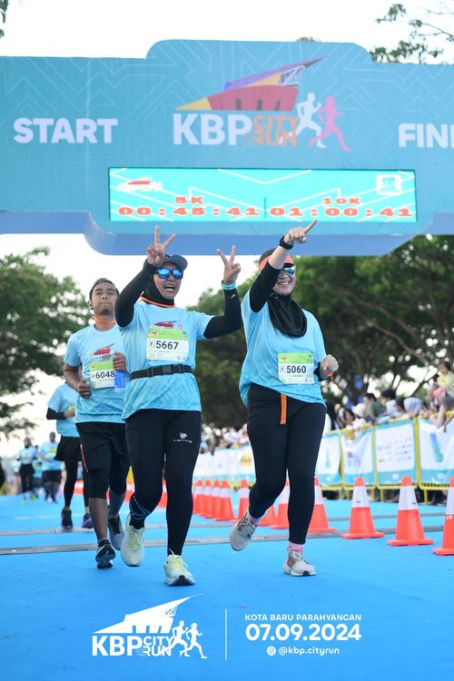 Race photo from KBP City Run 2024