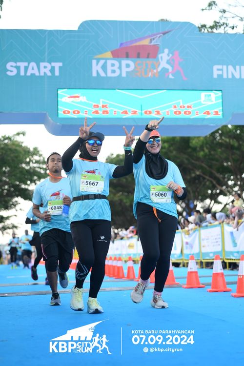 Race photo from KBP City Run 2024
