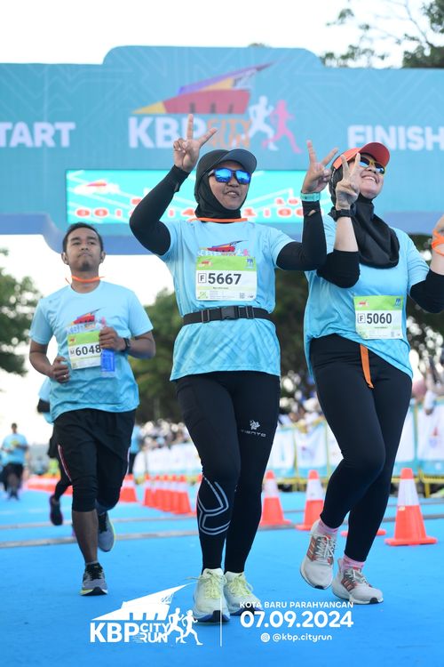 Race photo from KBP City Run 2024