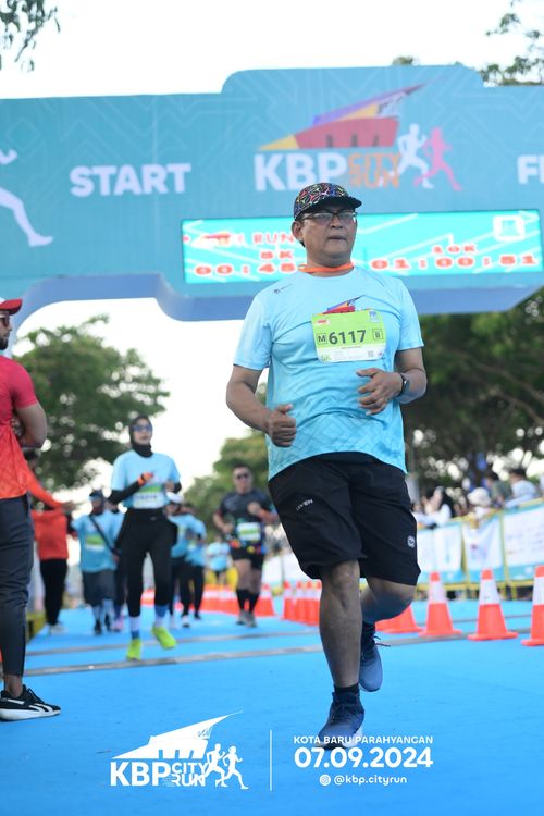 Race photo from KBP City Run 2024