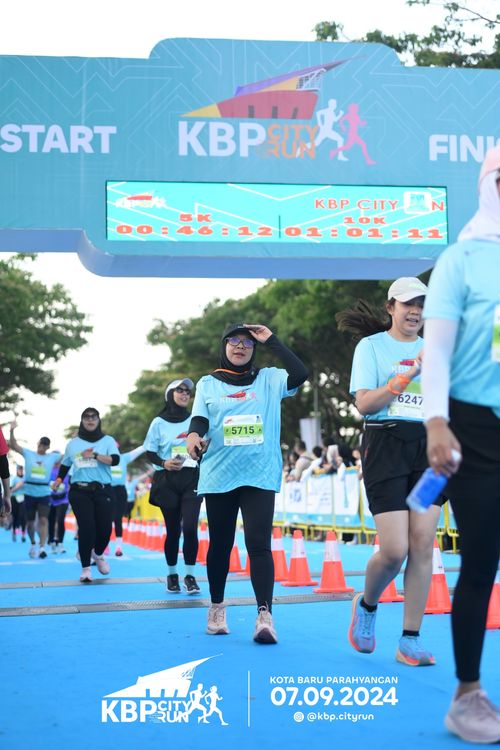 Race photo from KBP City Run 2024