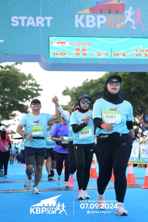 Race photo from KBP City Run 2024
