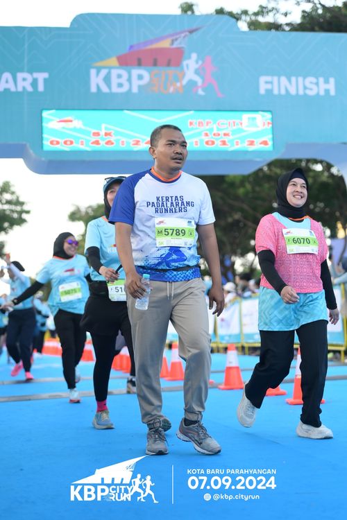 Race photo from KBP City Run 2024