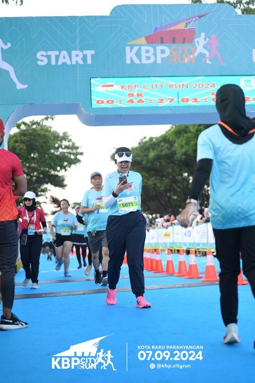 Race photo from KBP City Run 2024