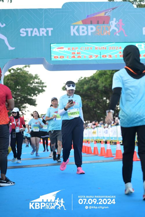 Race photo from KBP City Run 2024