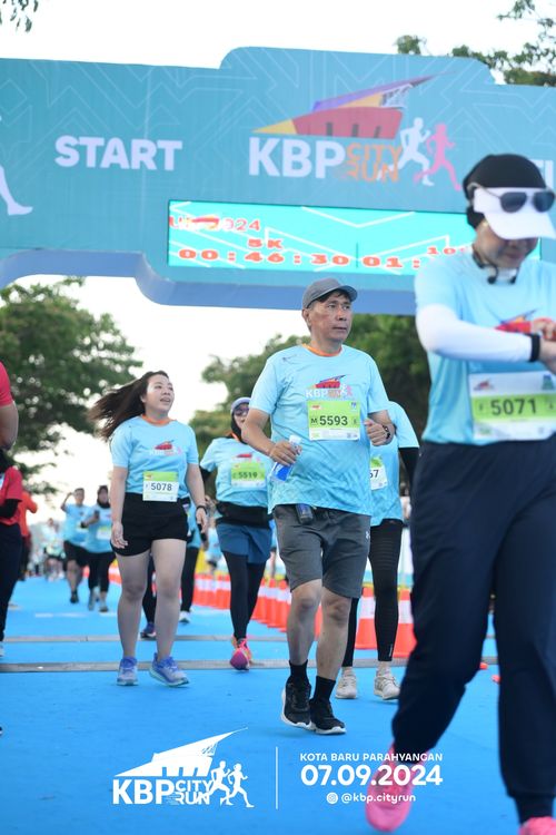 Race photo from KBP City Run 2024