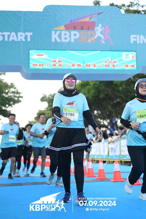Race photo from KBP City Run 2024