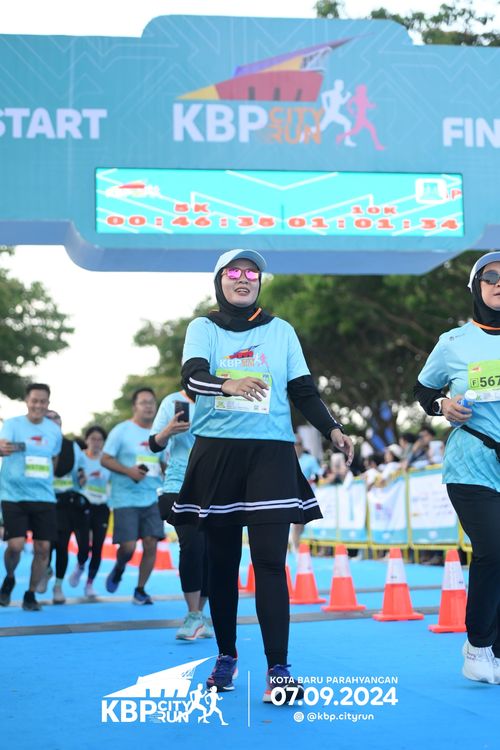 Race photo from KBP City Run 2024