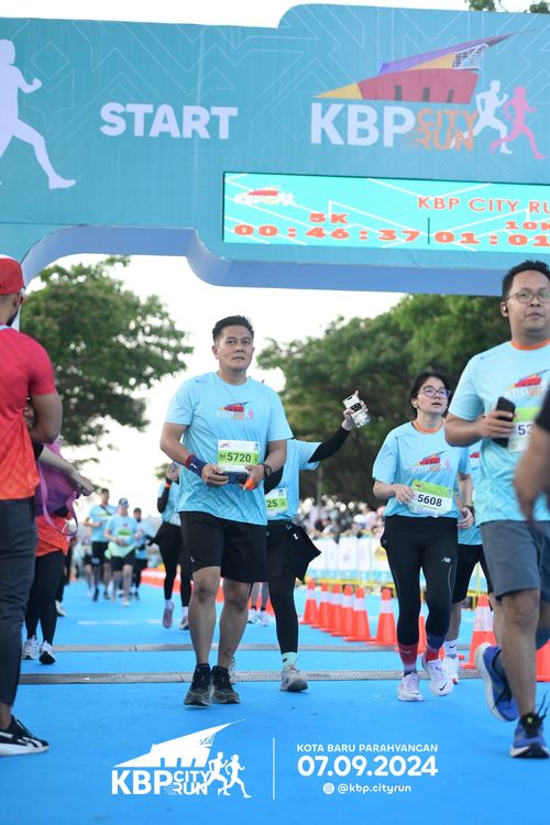 Race photo from KBP City Run 2024