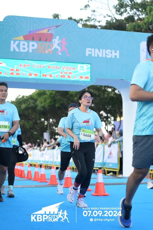 Race photo from KBP City Run 2024