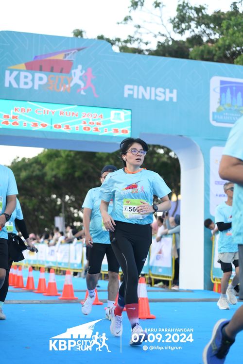 Race photo from KBP City Run 2024