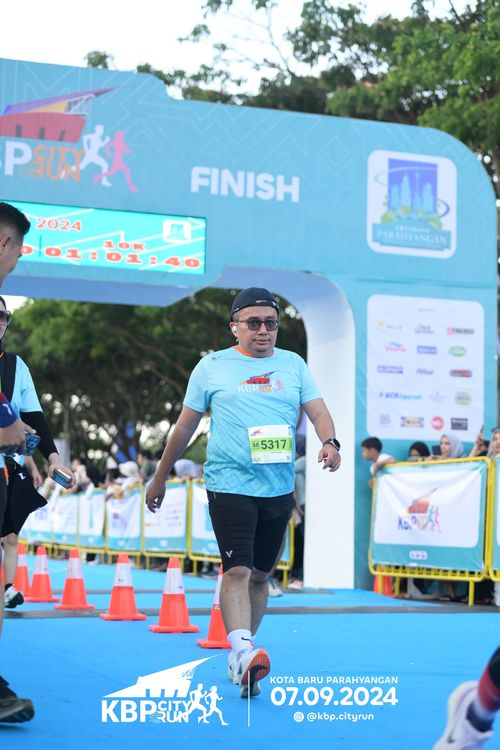 Race photo from KBP City Run 2024