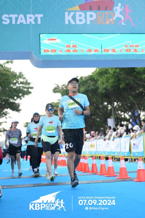 Race photo from KBP City Run 2024