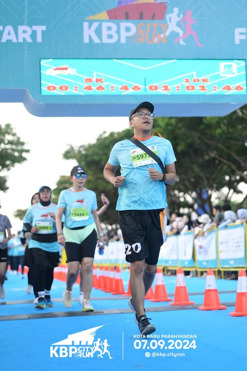 Race photo from KBP City Run 2024