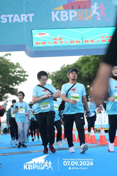 Race photo from KBP City Run 2024