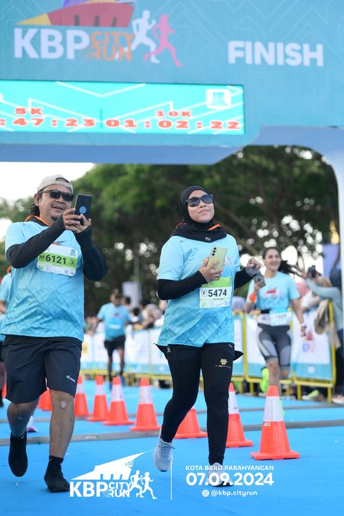 Race photo from KBP City Run 2024