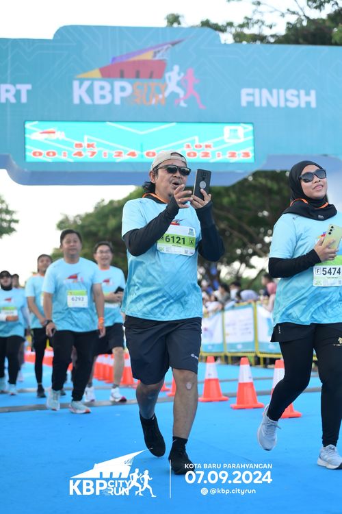 Race photo from KBP City Run 2024