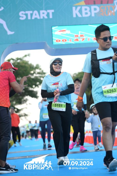 Race photo from KBP City Run 2024
